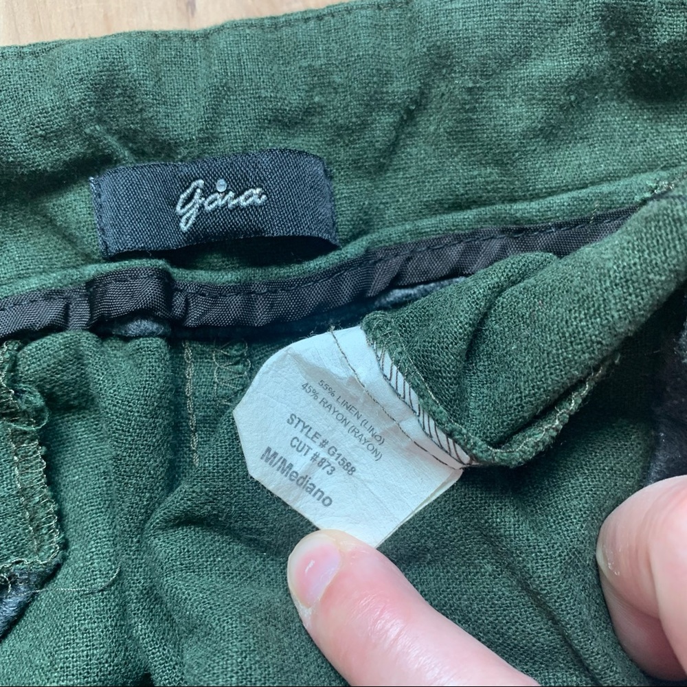 Linen Drawstring Pants - Picture 4 of 4